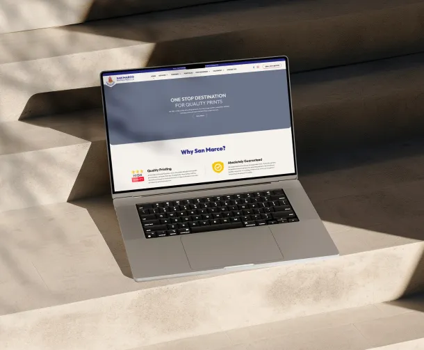 A professional website for a top printing company based in Dubai