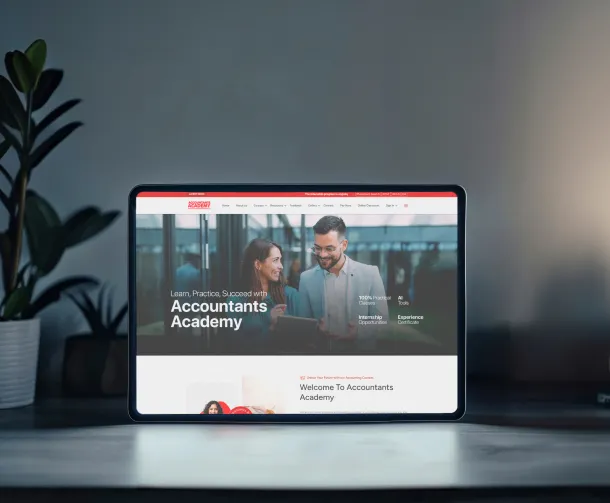 Attracting young minds with a compelling website and building a trusted brand through strategic digital marketing.