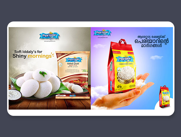 social media branding for periyar rice Kerala
