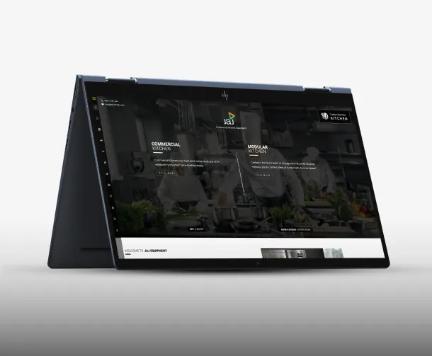 A professional, easy-to-navigate website for exploring and enquiring about commercial kitchen equipment.